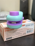 ONE Mini Sealing Machine, Portable and Battery Chargeable Heat Sealer, Handheld Bag Sealer, Mint Green and Purple