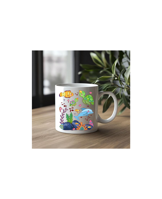 Sea Marine Print Coffee Mug