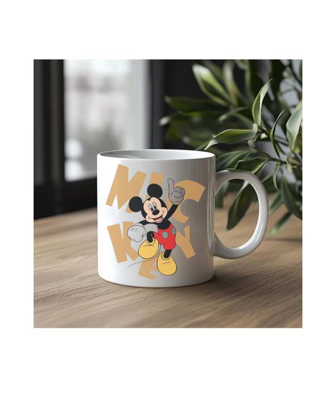 Cartoon Ceramic Coffee, White, Classic Character Design Ceramic Coffee Mug